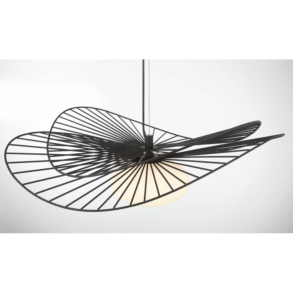 Minka-Lavery 141-899 Dark Matte Black 1 Light Pendant Image 5