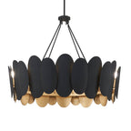 Minka-Lavery 1418-897 Dark Matte Black Vailen 36'' 12-light Pendant Image 1