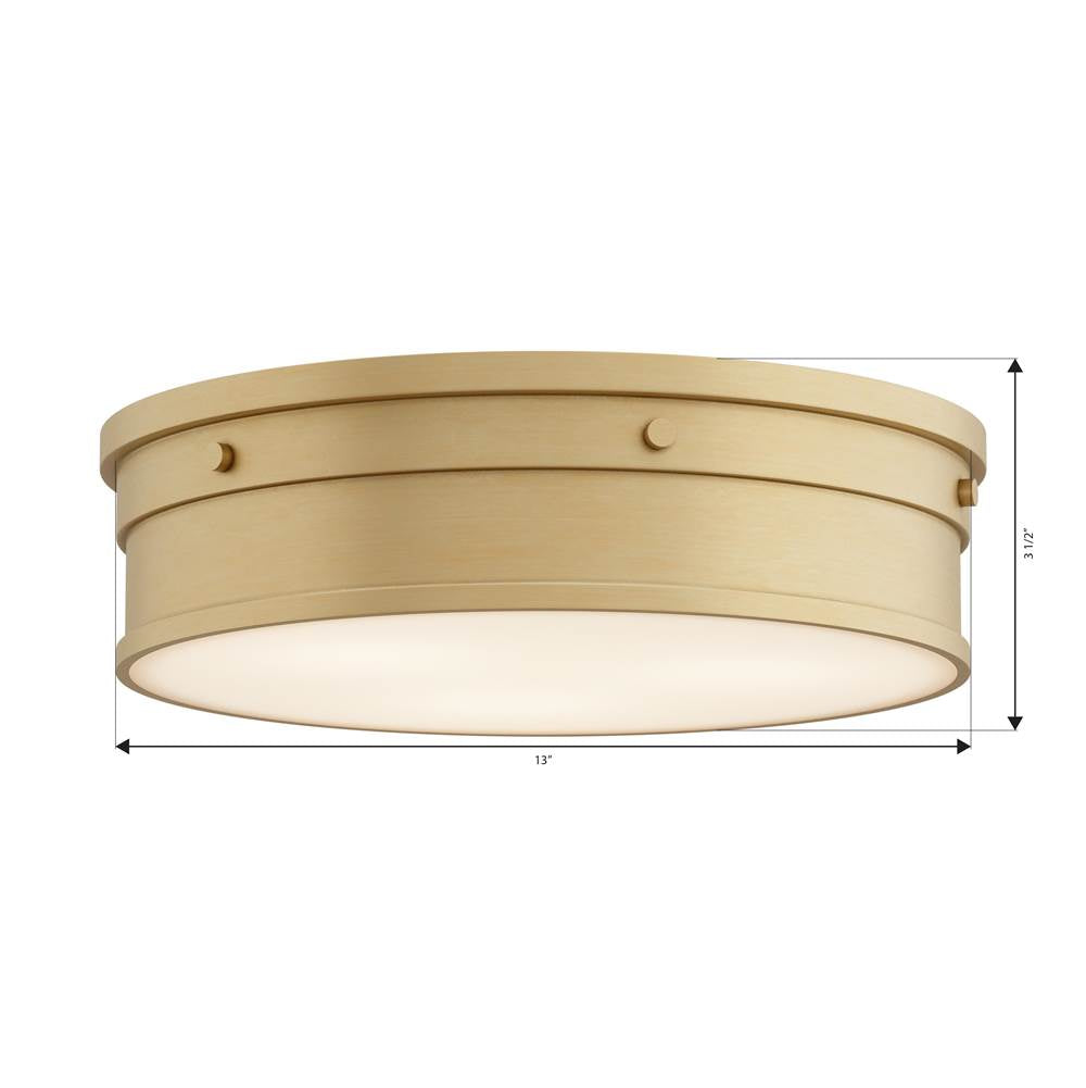 Minka-Lavery 14226-732-L Legacy Brass Marnex 13'' 5cct Led Flush Mount Image 2
