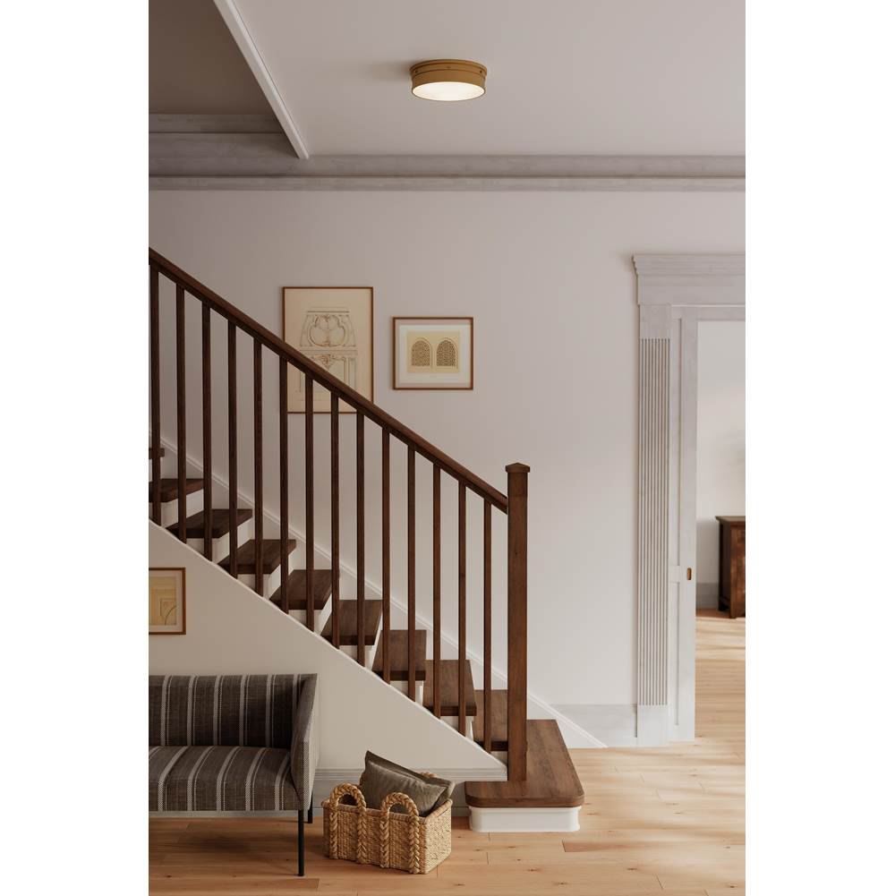 Minka-Lavery 14226-732-L Legacy Brass Marnex 13'' 5cct Led Flush Mount Image 4