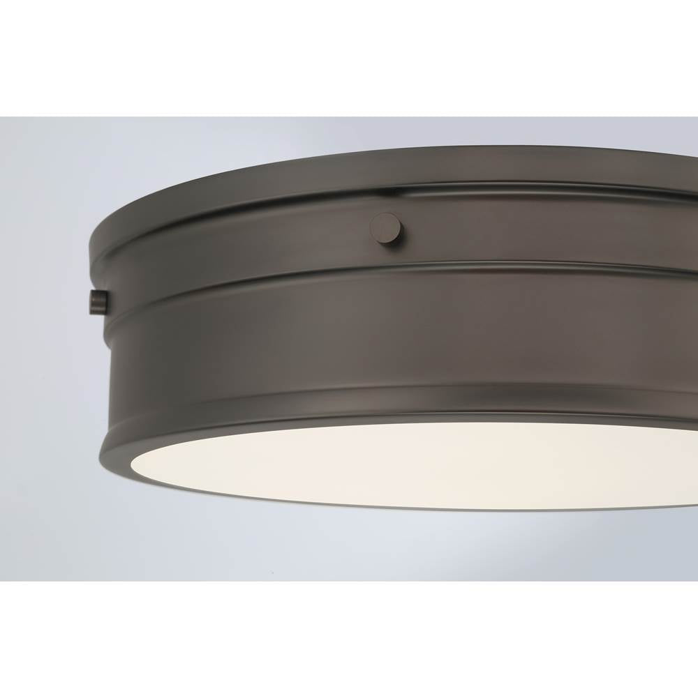 Minka-Lavery 14226-868-L Plated Dark Bronze Marnex 13'' 5cct Led Flush Mount Image 6