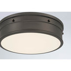 Minka-Lavery 14226-868-L Plated Dark Bronze Marnex 13'' 5cct Led Flush Mount Image 5