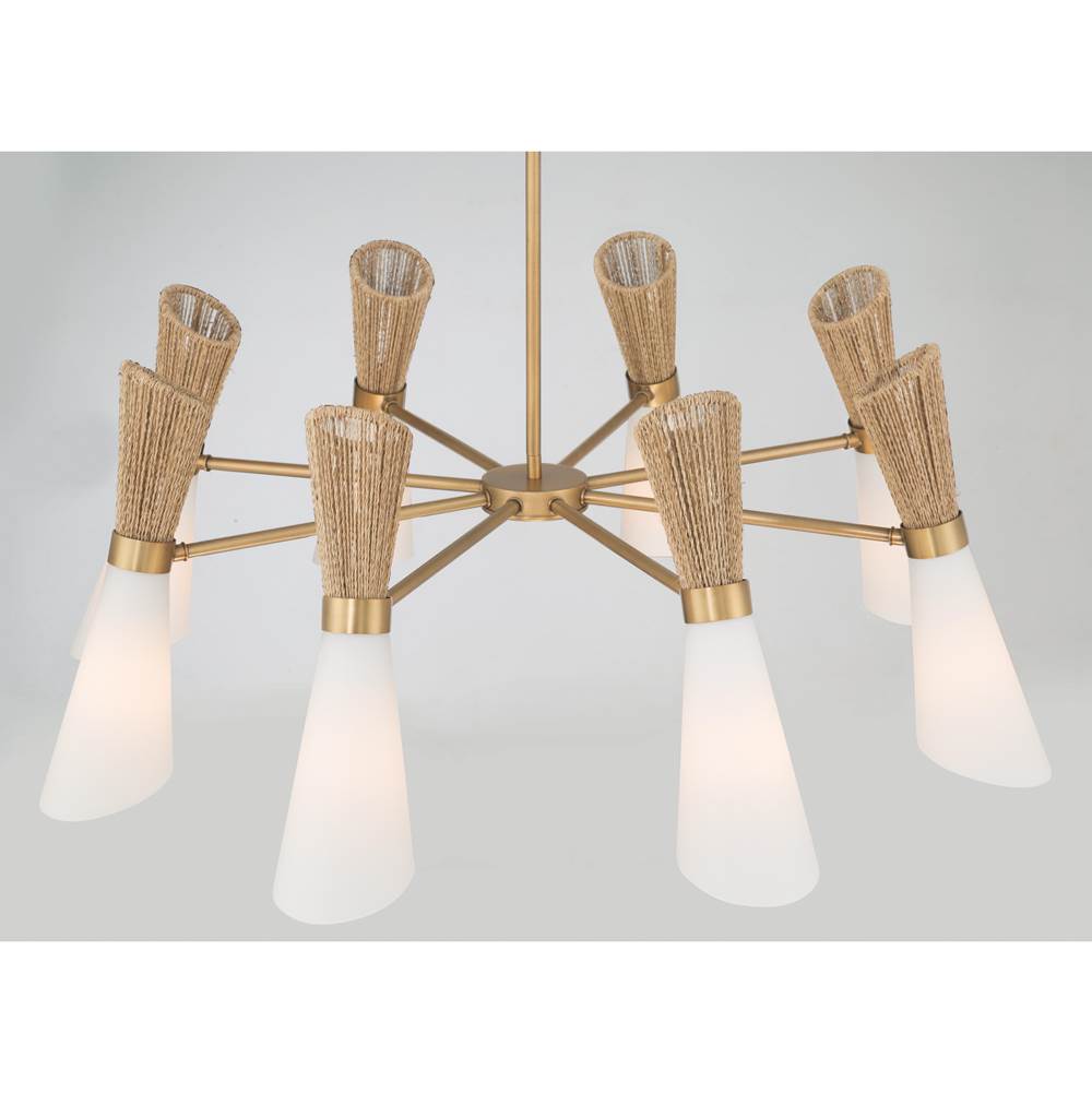 Minka-Lavery 14266-732 Legacy Brass Vantrel  36'' 8-light Chandelier Image 6