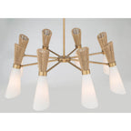 Minka-Lavery 14266-732 Legacy Brass Vantrel  36'' 8-light Chandelier Image 6