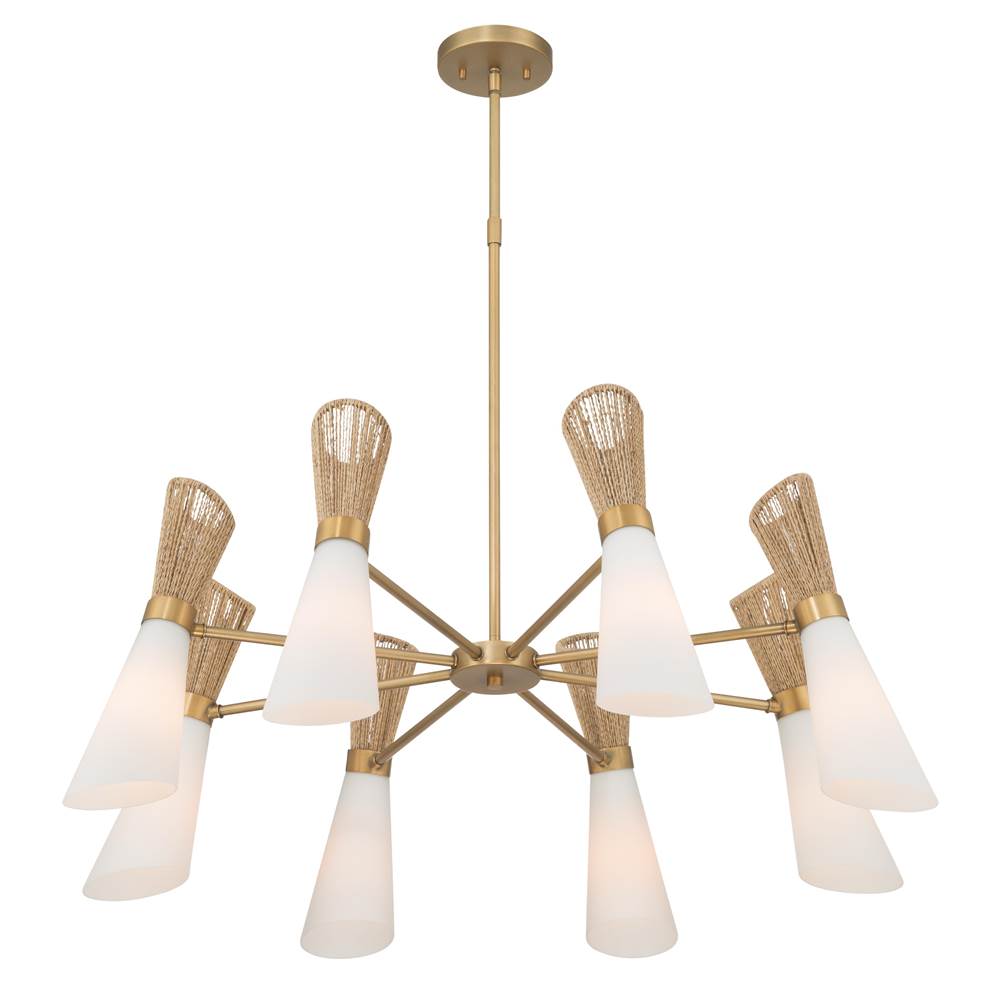 Minka-Lavery 14266-732 Legacy Brass Vantrel  36'' 8-light Chandelier Image 1