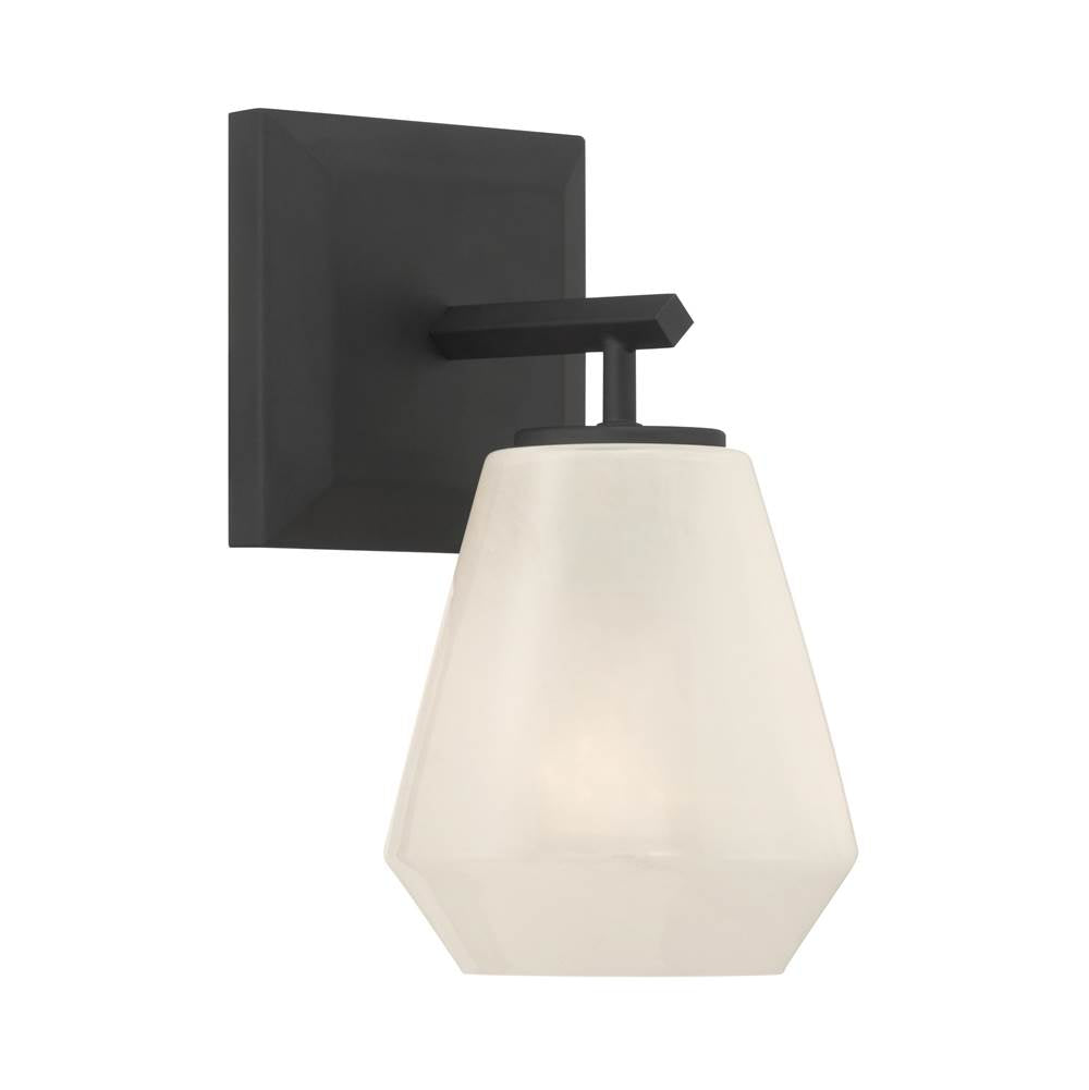 Minka-Lavery 14371-899 Dark Matte Black Siena 9.5'' High 1-light Bath Sconce Image 5