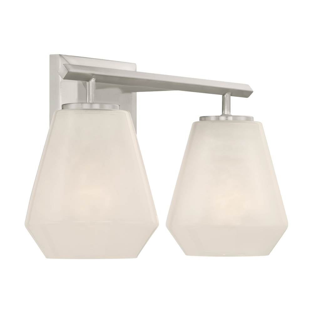 Minka-Lavery 14372-84 Brushed Nickel Siena 14.25'' 2-light Vanity Image 6