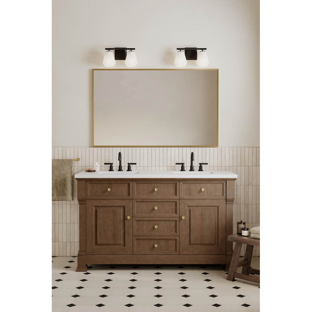 Minka-Lavery 14372-899 Dark Matte Black Siena 14.25'' 2-light Vanity Image 4