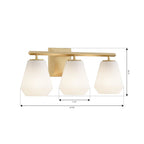 Minka-Lavery 14373-732 Legacy Brass Siena 22.75'' 3-light Vanity Image 2