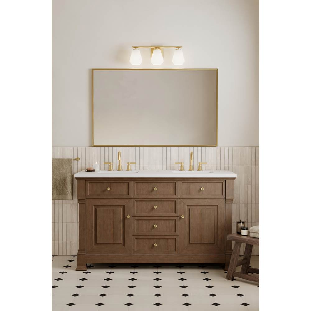 Minka-Lavery 14373-732 Legacy Brass Siena 22.75'' 3-light Vanity Image 4