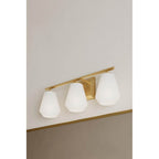 Minka-Lavery 14373-732 Legacy Brass Siena 22.75'' 3-light Vanity Image 3
