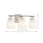Minka-Lavery 14373-84 Brushed Nickel Siena 22.75'' 3-light Vanity Image 2