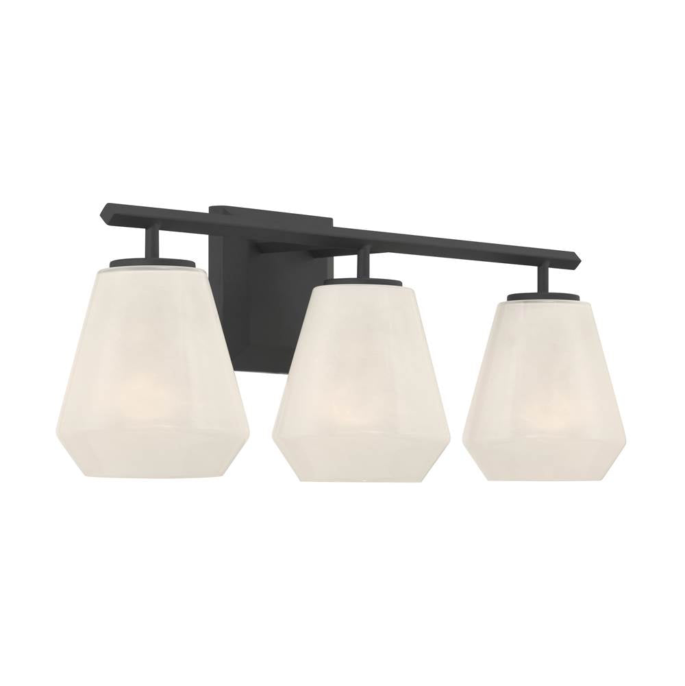 Minka-Lavery 14373-899 Dark Matte Black Siena 22.75'' 3-light Vanity Image 6