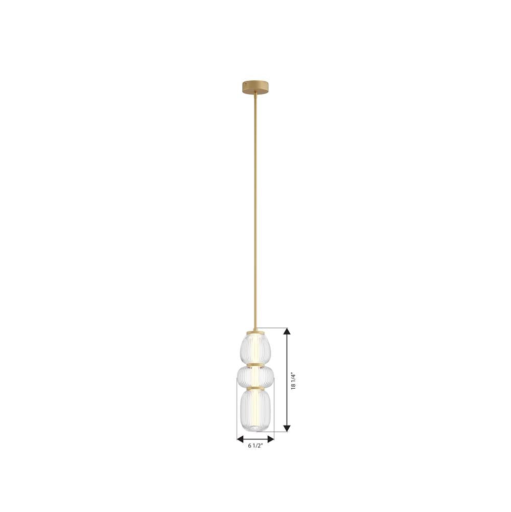 Minka-Lavery 15036-732-L Legacy Brass Cordel 6.5'' Led Mini Pendant Image 2