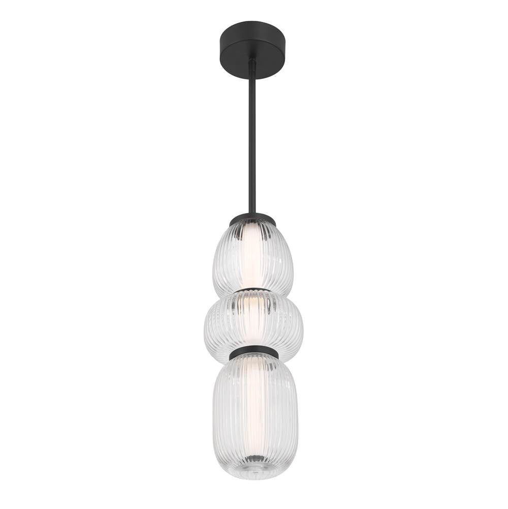 Minka-Lavery 15036-899-L Dark Matte Black Cordel 6.5'' Led Mini Pendant Image 5