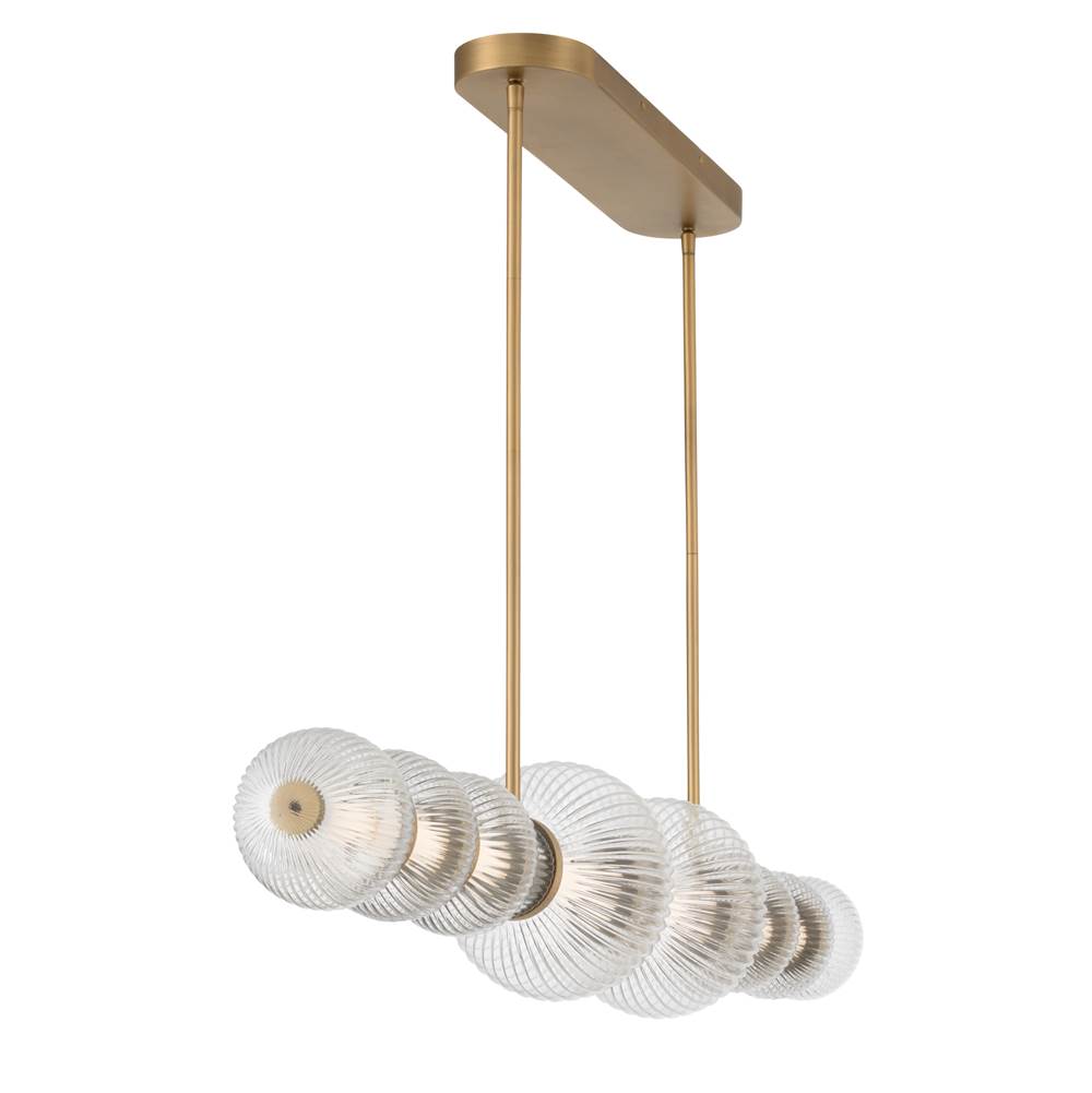 Minka-Lavery 15037-732-L Legacy Brass Cordel 50.25'' Led Linear Chandelier Image 5