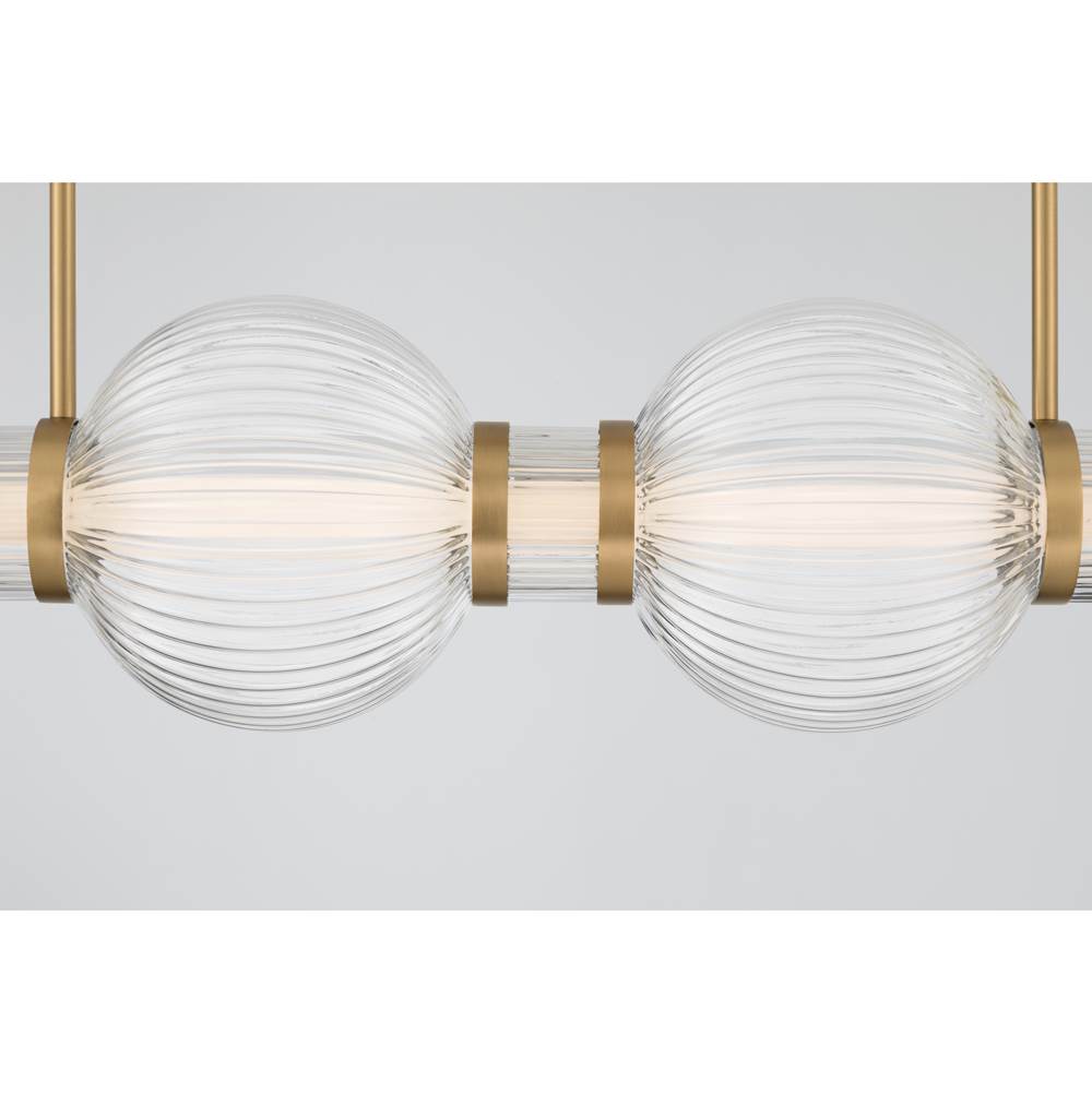 Minka-Lavery 15037-732-L Legacy Brass Cordel 50.25'' Led Linear Chandelier Image 4