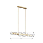 Minka-Lavery 15037-732-L Legacy Brass Cordel 50.25'' Led Linear Chandelier Image 2