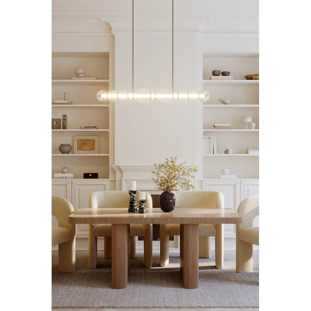 Minka-Lavery 15037-732-L Legacy Brass Cordel 50.25'' Led Linear Chandelier Image 3