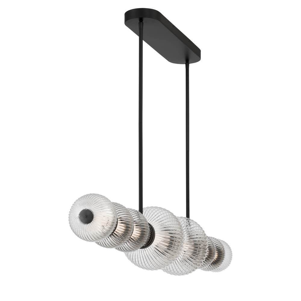 Minka-Lavery 15037-899-L Dark Matte Black Cordel 50.25'' Led Linear Chandelier Image 5