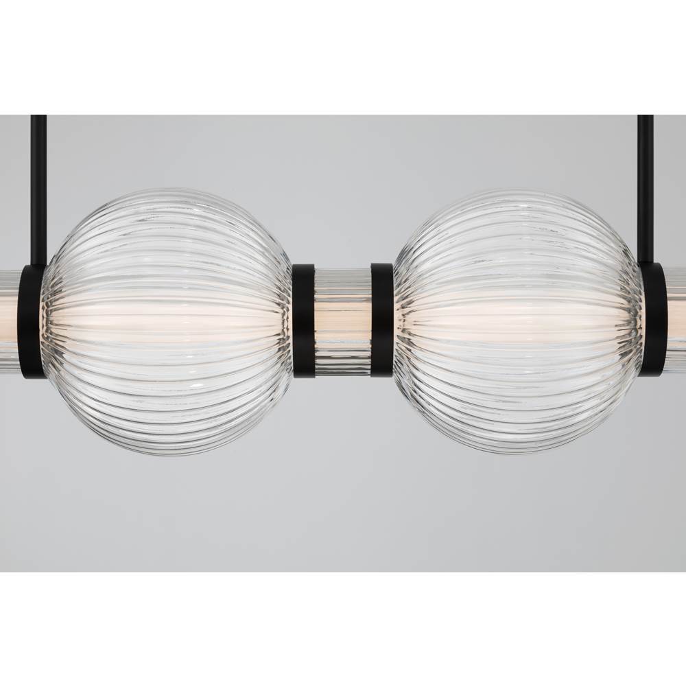 Minka-Lavery 15037-899-L Dark Matte Black Cordel 50.25'' Led Linear Chandelier Image 4