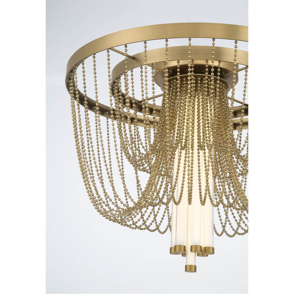 Minka-Lavery 15255-732-L Legacy Brass Jezelle 24'' Led Flush Mount Image 6