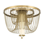 Minka-Lavery 15255-732-L Legacy Brass Jezelle 24'' Led Flush Mount Image 1