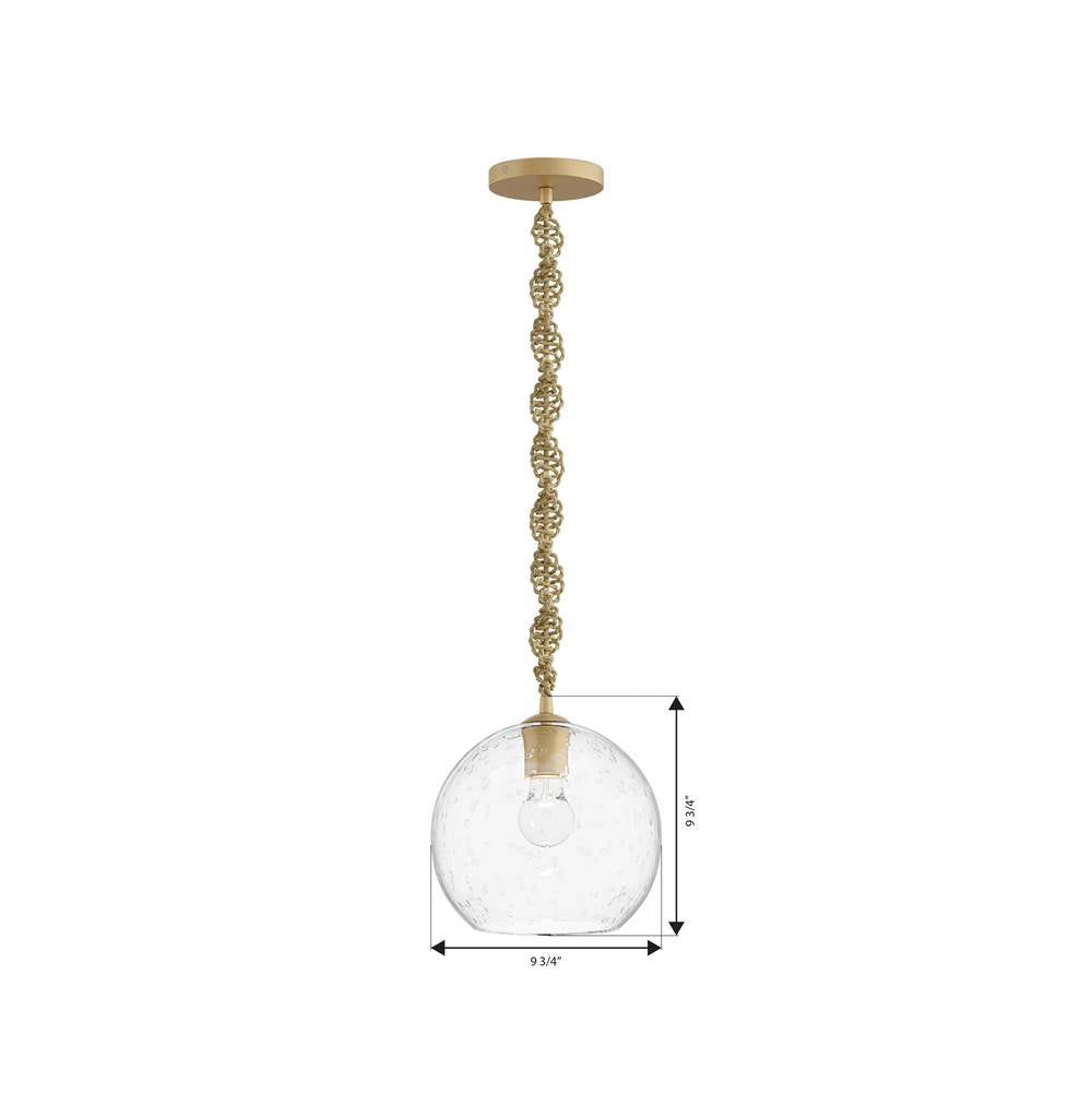 Minka-Lavery 15565-732 Legacy Brass Elyric 9.75'' 1-light Mini Pendant Image 2