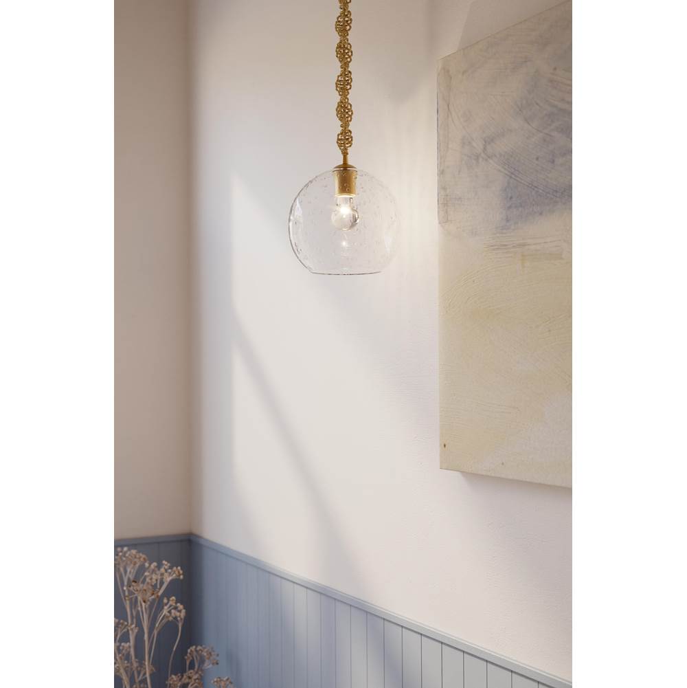 Minka-Lavery 15565-732 Legacy Brass Elyric 9.75'' 1-light Mini Pendant Image 3