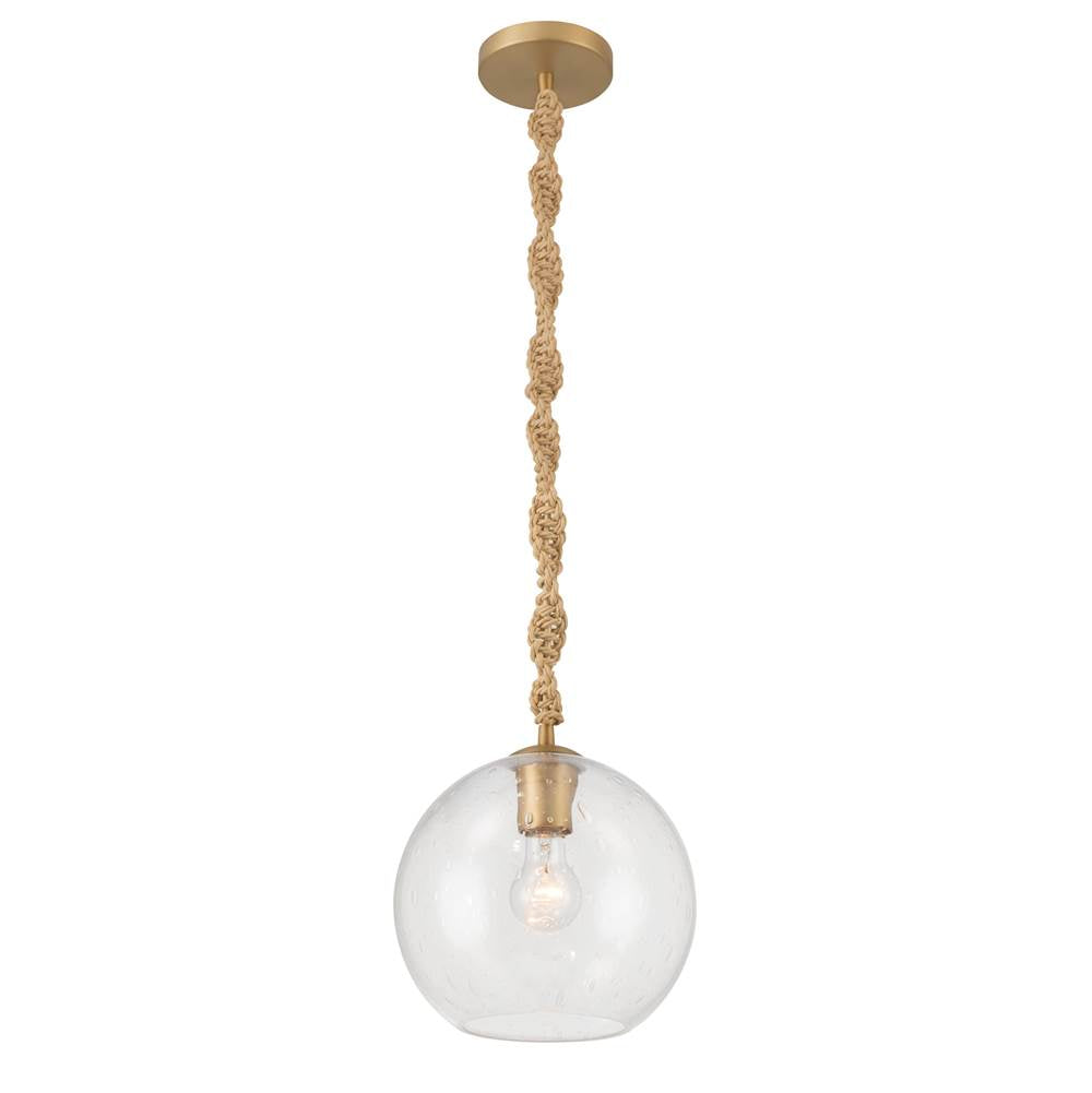 Minka-Lavery 15565-732 Legacy Brass Elyric 9.75'' 1-light Mini Pendant Image 1