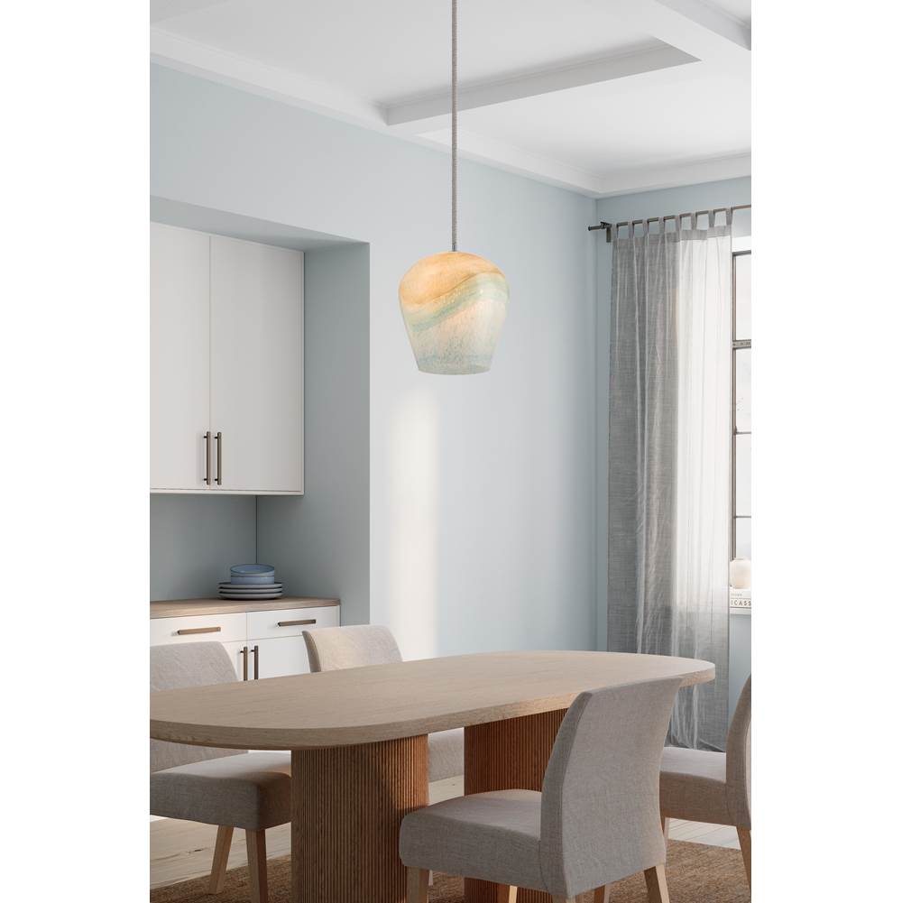 Minka-Lavery 15575-613 Polished Nickel Sandrelle 12.75'' 1-light Pendant Image 3