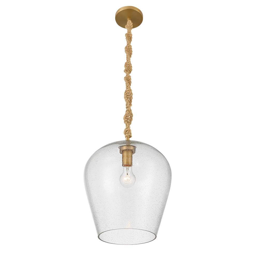 Minka-Lavery 15585-732 Legacy Brass Elyric 12.75'' 1-light Pendant Image 7