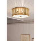 Minka-Lavery 16023-877 Sand Coal Black Aven 16'' 3-light Flush Mount Image 3