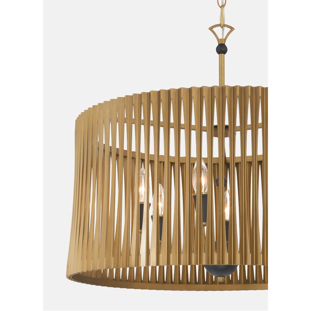 Minka-Lavery 16026-877 Sand Coal Black Aven 24'' 6-light Pendant Image 5