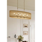 Minka-Lavery 16027-877 Sand Coal Black Aven 52'' 8-light Linear Chandelier Image 3