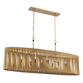Minka-Lavery 16027-877 Sand Coal Black Aven 52'' 8-light Linear Chandelier Image 1