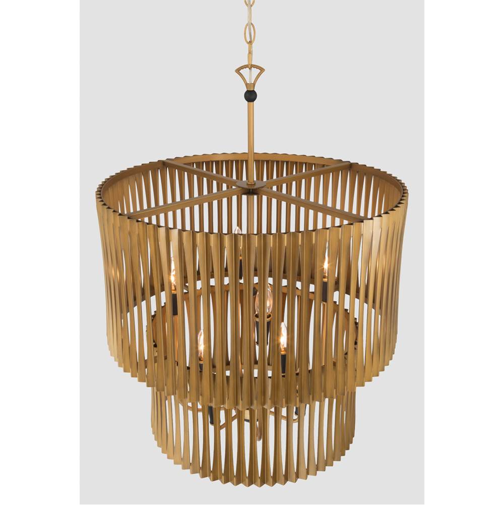 Minka-Lavery 16028-877 Sand Coal Black Aven 24'' 8-light Pendant Image 5