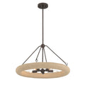 Minka-Lavery 17115-860 Dark Bronze Aeris 24'' 5-light Pendant Image 1