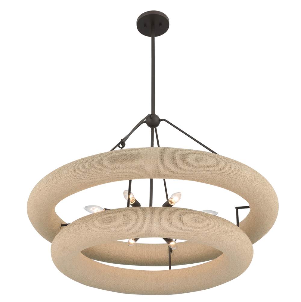 Minka-Lavery 17116-860 Dark Bronze Aeris 36'' 8-light Pendant Image 7