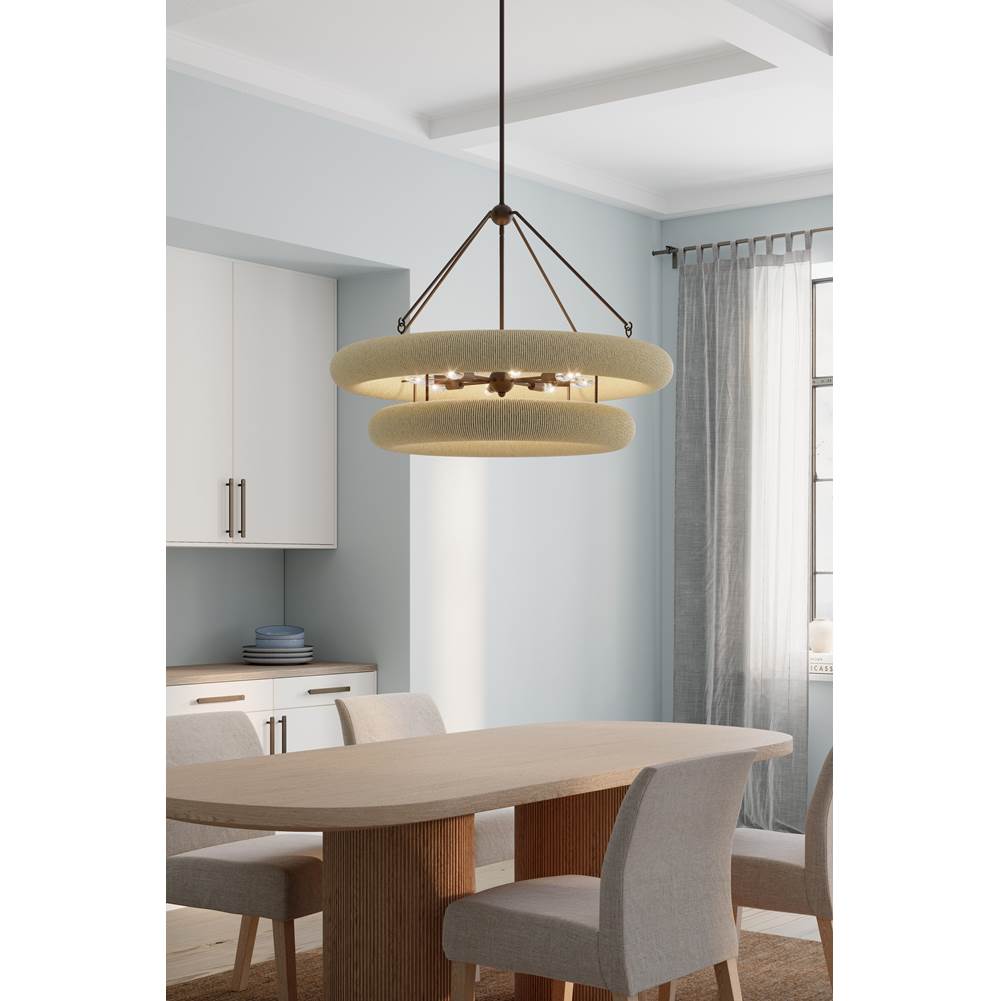 Minka-Lavery 17116-860 Dark Bronze Aeris 36'' 8-light Pendant Image 3