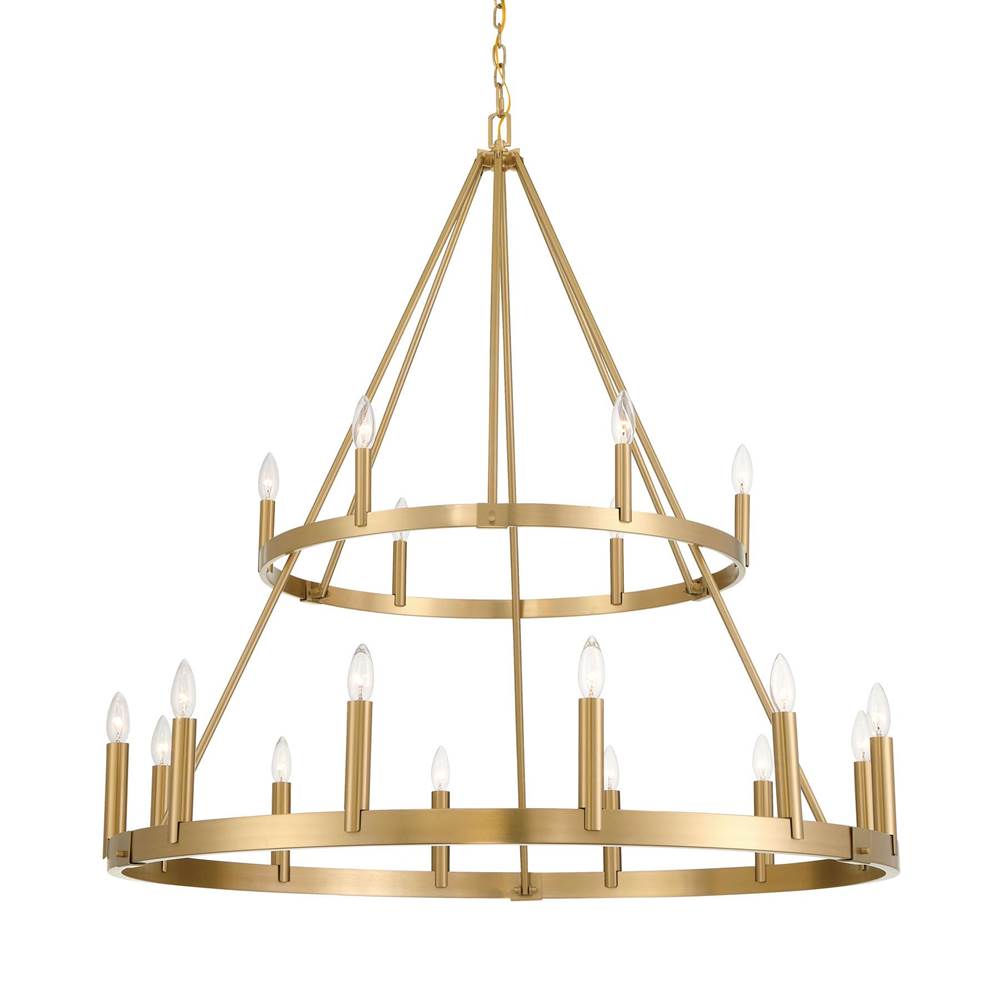 Minka-Lavery 1717-894 Signature Brass 18 Light Chandelier Image 1