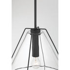Minka-Lavery 17649-899 Dark Matte Black Lorenth 18'' 1-light Pendant Image 5