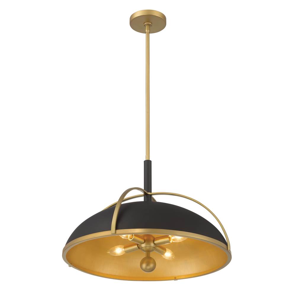Minka-Lavery 18314-880 Dark Matte Black Yorkshire 20.75'' 4-light Pendant Image 7