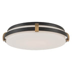 Minka-Lavery 18635-798-L Dark Matte Black Arclume 14.75'' 5cct Led Flush Mount Image 4