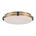 Minka-Lavery 18635-876-L Legacy Brass Arclume 14.75'' 5cct Led Flush Mount Image 4
