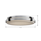 Minka-Lavery 18635-887-L Chrome Arclume 14.75'' 5cct Led Flush Mount Image 2