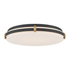 Minka-Lavery 18636-798-L Dark Matte Black Arclume 18.75'' 5cct Led Flush Mount Image 5