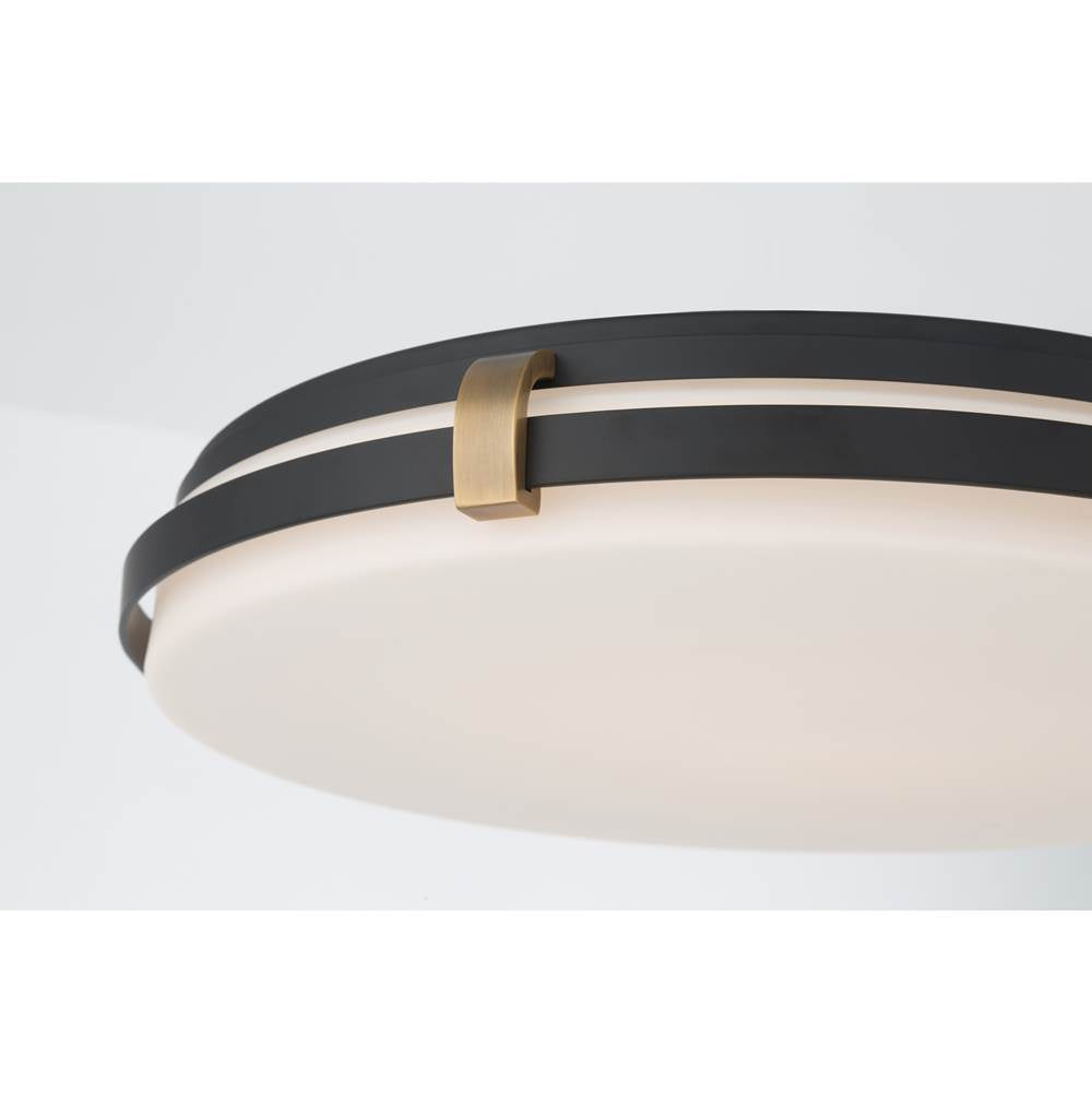 Minka-Lavery 18636-798-L Dark Matte Black Arclume 18.75'' 5cct Led Flush Mount Image 4
