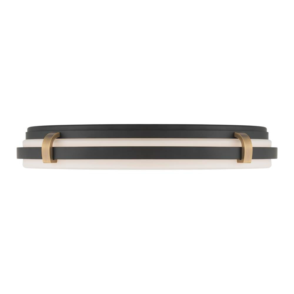 Minka-Lavery 18636-798-L Dark Matte Black Arclume 18.75'' 5cct Led Flush Mount Image 1