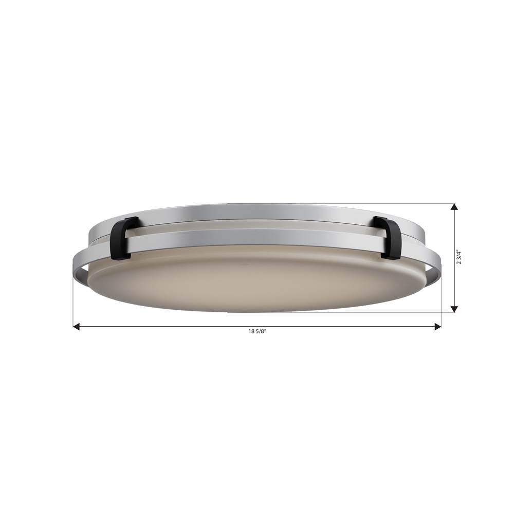Minka-Lavery 18636-887-L Chrome Arclume 18.75'' 5cct Led Flush Mount Image 2